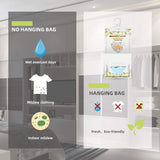 ZSPENG 16 Pack Moisture Absorber Hanging Bags,220g/Pack Fagrance Free Moisture Bag,Hanging Closet Dehumidifier Bags for Basement Closet Storeroom