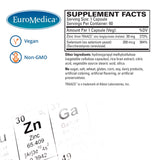 EuroMedica Zinc Plus Selenium - 60 Capsules - Immune & Respiratory Support - Non-GMO, Vegan - 60 Servings