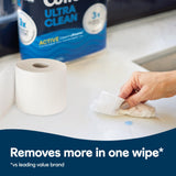 Cottonelle Ultra Clean Toilet Paper with Active CleaningRipples Texture, 24 Family Mega Rolls (24 Family Mega Rolls = 132 Regular Rolls) (4 Packs of 6), 353 Sheets Per Roll, Packaging May Vary