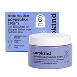 Cocokind Resurrection Polypeptide Cream, Hydrating Face Moisturizer with Peptides and Squalane, Anti Aging Skin Barrier Repair Cream for Dry Skin