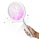 Electric Fly Swatter, Handheld Bug Zapper Racket with LED Light, Mosquito Killer for Indoor & Outdoor, 2800V Rechargeable Physical Flies Killer for Home, Office, Backyard, Patio, Camping