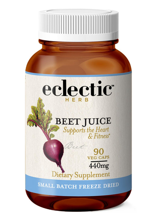 Eclectic herb Premium Raw Freeze-Dried Organic Beet Juice Capsules | 90 CT