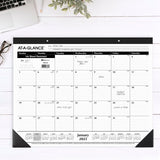 AT-A-GLANCE 2025 Desk Calendar, Desk Pad, 21-3/4" x 17", Large, Ruled Blocks, Monthly (SK250025)