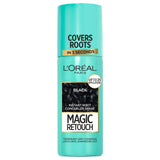 L'OREAL PARIS Magic Retouch Instant Root Concealer Spray, Ideal for Touching Up Grey Root Regrowth, Easy Application, Lightweight Formula, Colour: Black, 75ml