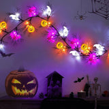 [8 Modes & Timer] 6 Ft 45 LED Halloween Willow Vine Twig Garland Decorations with 5 Pumpkin & Bat & Ghost Lights, Halloween Garland with Battery Operated for Home Indoor Wall Fireplace Mantle Decor