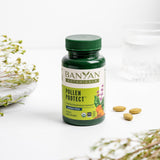 Banyan Botanicals Pollen Protect – Clinically Tested Organic Ayurvedic Supplement – Supports a Healthy Respiratory Response to Seasonal Irritants* – 90 Tablets – Non-GMO Sustainably Sourced Vegan