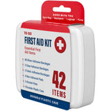 DecorRack 500 Piece First Aid Kit, 12 Individual Boxes of 42 Items Each, First Aid Kits for Minor Cuts, Scrapes, Travel, Car, Home, Work, Field Trips or Camping (500pcs, 12 Pack)