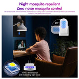 Flying Insect Trap 20PCS Glue Boards - Mosquito Killer Indoor - Gnat, Moth, Fruit Flies, Fly Traps - Attractant Catcher with UV LED Light and Plug in - Bug Zapper for Indoors, Home, Office - 2 PCS