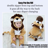 QIAONIUNIU Halloween Baby Lion Costumes Toddler Outfit Infants Cosplay Romper 30-36 Months