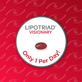 Lipotriad Visionary Eye Vitamin and Mineral Supplement with AREDS2® Ingredients in Our own Custom Formula, 90 Count