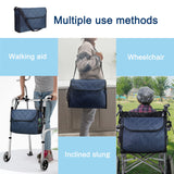 Wheelchair Backpack Bag, Wheelchair Bag,6Colors - Large Tote Accessory to Hang on Back- Lightweight, Wheelchair Storage Organizers for Walkers, Rollators, Scooters (Purple)