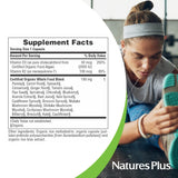 Natures Plus Source of Life Garden Vitamin D3 & K2-60 Vegan Capsules - Promotes Bone Support, Immune Function, Cardiovascular Health & Mood Balance - Vegan, Gluten Free - 60 Servings