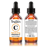 TruSkin Vitamin C Serum – Anti Aging Facial Serum with Vitamin C, Hyaluronic Acid, Vitamin E & More – Brightening Serum for Dark Spots, Even Skin Tone, Eye Area, Fine Lines & Wrinkles, 1 Fl Oz