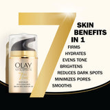 Olay Facial Moisturizing Lotion SPF 30 Total Effects for Dry Skin, 7 Benefits including Minimize Pores, Anti-Aging, 1.7 oz