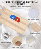 Loasu Castor Oil Pack Kit, Castor Oil Organic Cold Pressed Unrefined Glass Bottle(4fl.oz/118ml), Castor Oil Pack Wrap Organic Cotton and Organic Cotton Flannel Cloth for Liver Detox