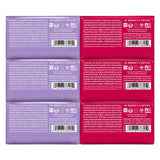 Dr. Bronner's - Pure-Castile Bar Soap, Rose 5 Ounce (3) and Lavender 5 Ounce (3) - Made with Organic Oils, For Face, Body and Hair, Gentle and Moisturizing, Biodegradable, Vegan, Cruelty-free, Non-GMO