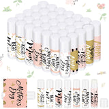 Dunzy 50 Pcs Mother's Day Lip Balm in Bulk Gift Set Moisturizing Lip Moisturizer Party Favors with Assorted Fruit Flavors for Best Mom Women Dry Chapped Lips Mother's Day Gifts