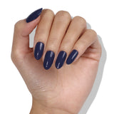 LONDONTOWN Indigo Blue Glossy Nail Polish, Midnight Kiss lakur, Vegan Chip-Resistant Long-Lasting Nail Lacquer, 40 fl oz