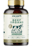 One Earth Health New Zealand 100% Grass Fed Beef Organs – (200 Count, 3,000mg Serving) Liver, Heart, Kidney, Pancreas, Spleen Supplement. Organ Meat Complex sourced from New Zealand