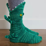 Honganda Funny Animal Socks for Women Novelty Alligator Floor Socks Christmas Creative 3D Knit Sock Funky Shark Socks