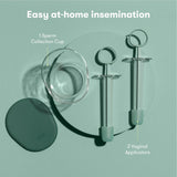 Frida Fertility at-Home Insemination Kit | Insemination Kit for Families, Developed with Fertility Specialists, Designed for Comfort + Minimal Waste, FSA/HSA Eligible | 2 Applicators + Collection Cup