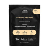 Simple HealthKit At-Home STD Test for Chlamydia, Gonorrhea, and Trichomoniasis - Tests for 3 Most Common STDs - STD Testing Kit - Free Follow Up Care & Fast Lab Results