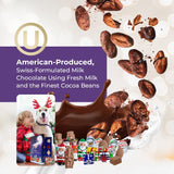 The Madelaine Chocolate Company Solid Premium Milk Chocolate Advent Calendar Book - 24 Assorted Premium Milk Chocolate Holiday-Themed Treats