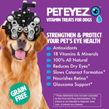 PetEyez Freeze Dried Dog Treats Tear Stain Remover, All-Natural Freeze Dried Beef Liver Treats with Vitamin & Minerals That Help Fights Against Tear Stains in Eye, 1 Oz, 35 Count (2 Pack)