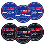 Tewess 48Pcs Trump 2024 Paper Plates 9in Trump Take America Back Plates Disposable Party Decorations for Dessert Dinner President Trump Party Supplies