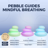 Mindsight 'Peaceful Pebble' Guided Visual Meditation Tool for Mindfulness | Slow Your Breathing & Calm Your Mind for Stress & Anxiety Relief | Perfect for Adults & Kids…