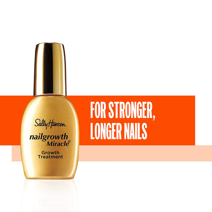 Sally Hansen Diamond Strength Instant Nail Hardener and Nailgrowth Miracle Serum, Nail Kit, Pack of Two, High-Powdered Hardener, Ends Cracking, Splitting and Peeling