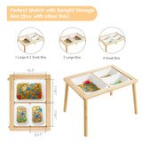 Beright Kids Table, Play Sand Table Indoor Sensory Table, not with Storage Bin for Kids, Perfect Choice for Christmas Thanksgiving Gift, Patent Pending