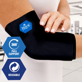 MED PRIDE Reusable Hot & Cold Gel Compression Sleeve For Elbows, Arms, Knees And Ankles - Pain Relief Slip-On Ice Pack Wrap- Hot & Cold Therapy Pad For Meniscus, Arthritis, Injuries, Surgery Recovery