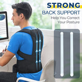 DIANMEI Back Brace Posture Corrector for Women and Men, Back Braces for Upper and Lower Back Pain Relief, Adjustable and Fully Back Support Improve Back Posture and Lumbar Support(S, 23.5"-30" Waist)