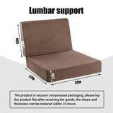 MABOZOO Recliner Cushions Set for Elderly, Extra Large Non-Slip Seat Cushion with Lumbar Support， Seat Cushions for Recliner Chair Elderly Rest and Back Support