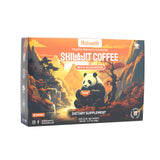 Pure Shilajit Coffee with Mushroom, Instant Coffee Alternative Mix - Chaga and Reishi Mushroom, Ginseng, Cordyceps and Ashwagandha - Superfood for Focus, Memory & Sustained Energy 15Ct