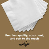 Vanity Fair Entertain Paper Napkins, 320 Count, Disposable Napkins Made For Entertaining And Events