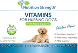 Nutrition Strength Vitamins for Nursing Dogs to Support Lactation and Post-Natal Recovery, Promote Milk Quality and Healthy Puppies with Calcium, Phosphorus, Magnesium and Zinc, 120 Soft Chews