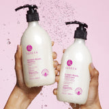 Luseta Glossy Pearl Shampoo and Conditioner Set Smooth & Moisturize, Fight Frizziness and Add Shine,Hydrating for Damaged Hair, Detangle,Nourish Strands,Paraben Free, Sulfate Free,16.9oz