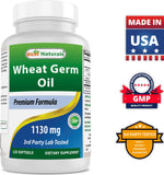 Best Naturals Wheat Germ Oil 1130 mg 120 Softgels (Pack of 2)