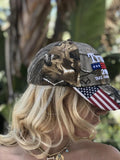 MADE in USA Trump Hat 2024 Take America Back Camo Hat Adjustable Cap Hat Presidential Election Campaign (Cameo Mesh)