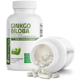 Bronson Ginkgo Biloba Extra Supports Brain Function & Memory Support, 360 Vegetarian Capsules