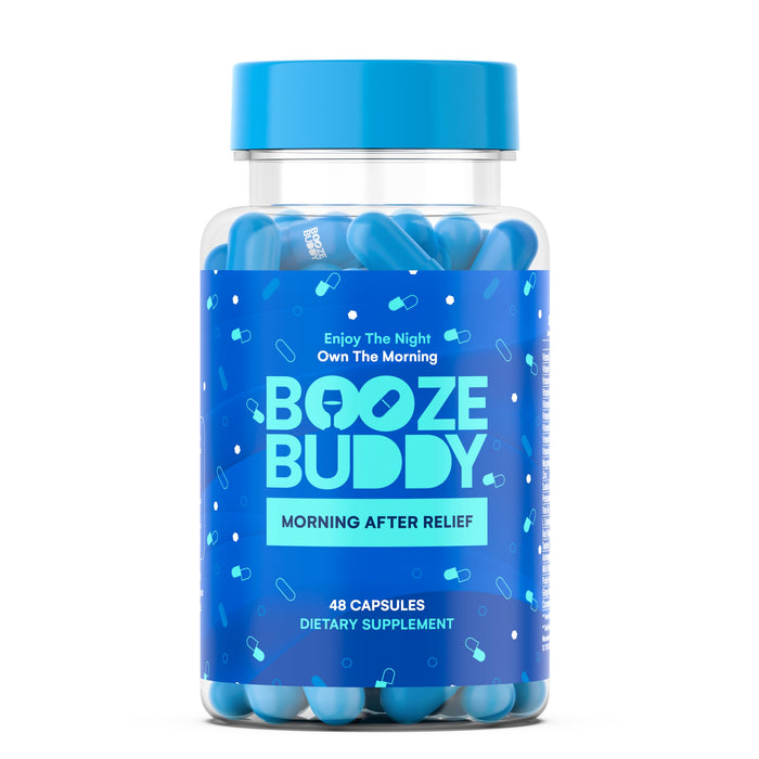 Booze Buddy | Enjoy The Night, Own The Morning | Hydrate + Recover