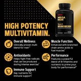 GNC Mega Men Sport Multivitamin | Performance, Muscle Function, and General Health | 180 Count