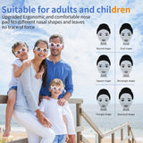 Hion Anti- Motion Sickness Glasses Raised Airsickness Seasickness Glasses for Sport Travel Gaming Car Sickness Glasses for Adults or Kids（2Pairs）