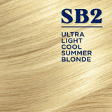 CLAIROL Nice'n Easy Permanent Hair Dye, SB2 Ultra Light Cool Blonde Hair Color, Pack of 1
