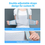 Solmyr Rib Injury Belt Chest Binder, Chest Brace Chest Compression Suppor Rib Bandage Wrap for Sternum Injuries, Sore or Bruised Ribs Support, Dislocated Ribs Protection, Pulled Muscle Pain