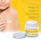 NaturallyMum - Wild Yam Cream for Hormone Balance for Women [Natural] - Support for Womens Perimenopause & Menopause - Wild Yam Balancing Cream - Wild Yam Hormone Cream for Women - Honey - Made in UK