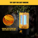 Bug Zapper Outdoor, Mellif Mosquito Killer Compatible with Dewalt 20V Max Battery(No Battery Included), Corded/Cordless, Type-C Charger, 2550V Electric Fly Trap for Patio, Yard, Home, Camping