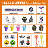 Halloween Advent Calendar 2024, Halloween Countdown Calendar, Surprise Toys Set Gift For Kids Toddlers Kids Boys Grils,toys for kids